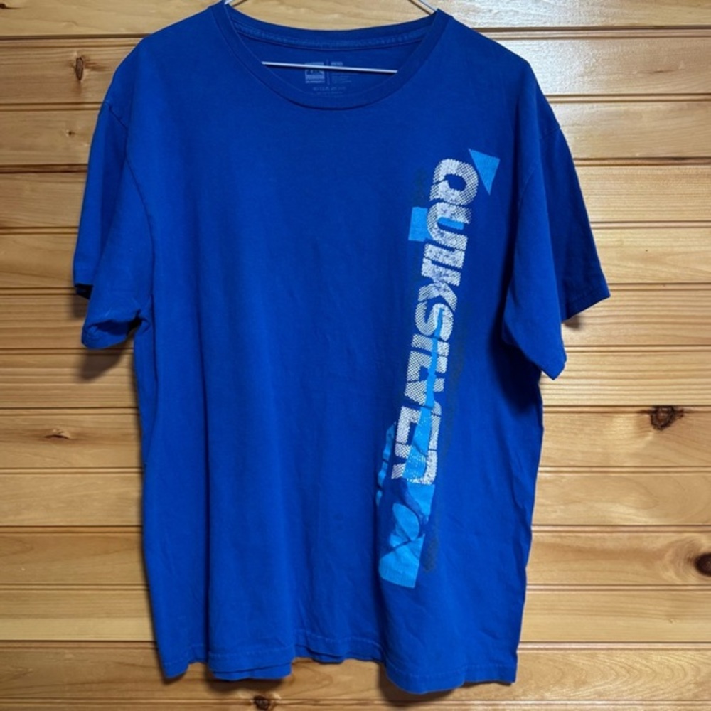 Quiksilver Men's Blue T-Shirt Large